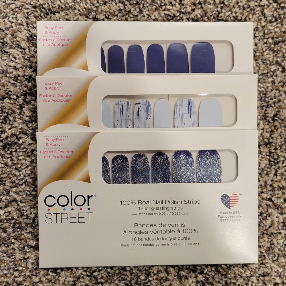 Color Street bundle of blue sets